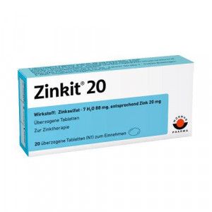 ZINKIT 20 überzogene Tabletten